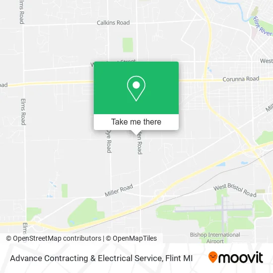 Mapa de Advance Contracting & Electrical Service
