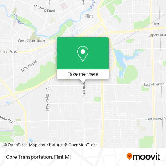 Mapa de Core Transportation