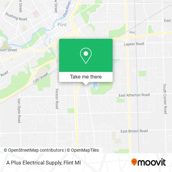 A Plus Electrical Supply map