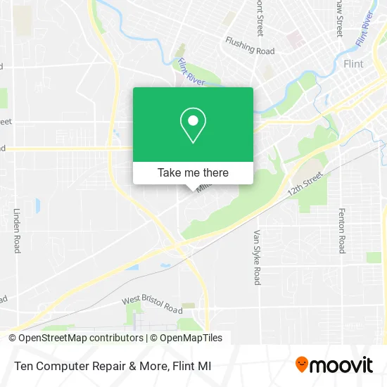 Mapa de Ten Computer Repair & More