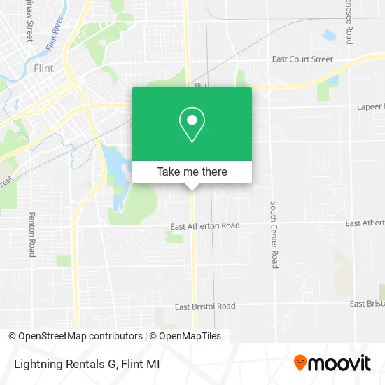 Lightning Rentals G map