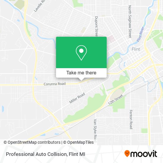 Professional Auto Collision map