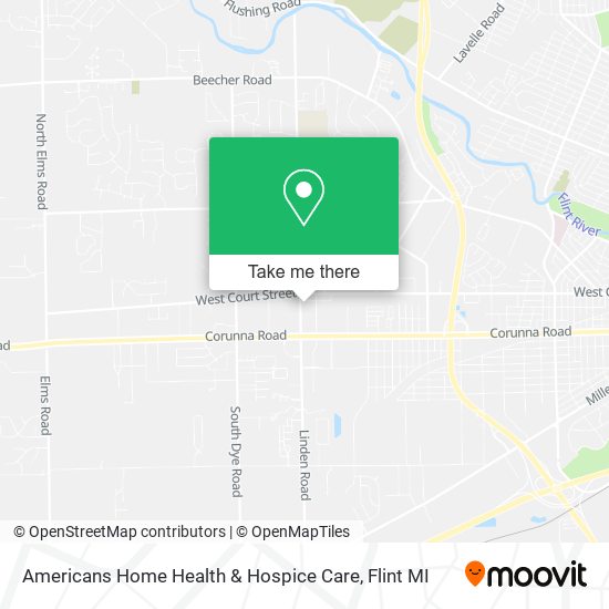 Americans Home Health & Hospice Care map