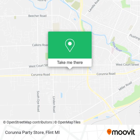 Mapa de Corunna Party Store