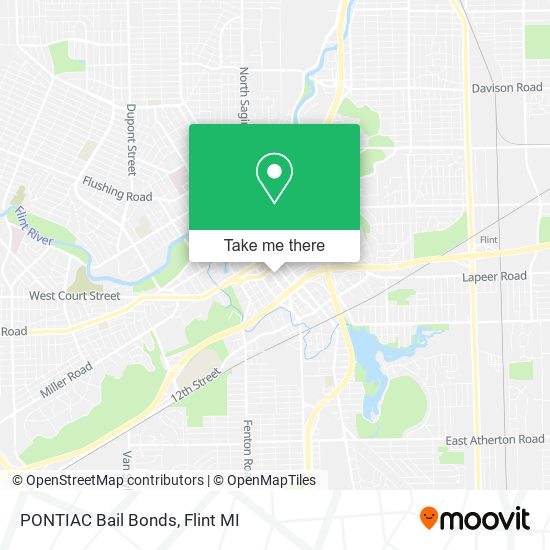 PONTIAC Bail Bonds map