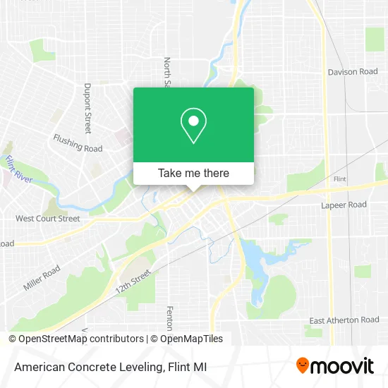American Concrete Leveling map
