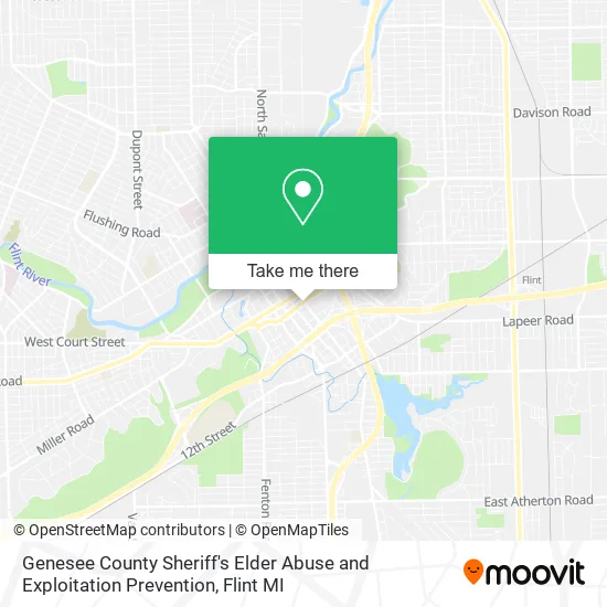 Mapa de Genesee County Sheriff's Elder Abuse and Exploitation Prevention