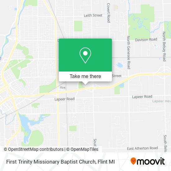 First Trinity Missionary Baptist Church map
