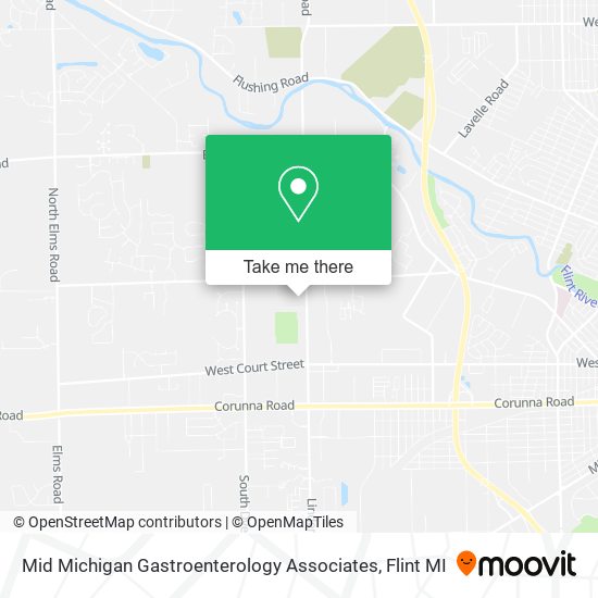 Mid Michigan Gastroenterology Associates map