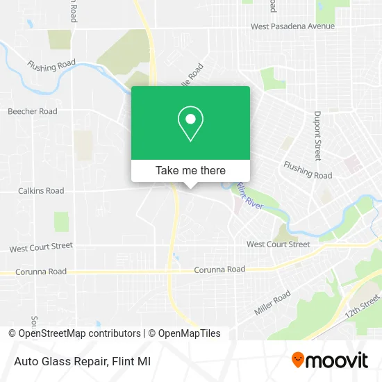 Auto Glass Repair map