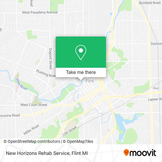 New Horizons Rehab Service map