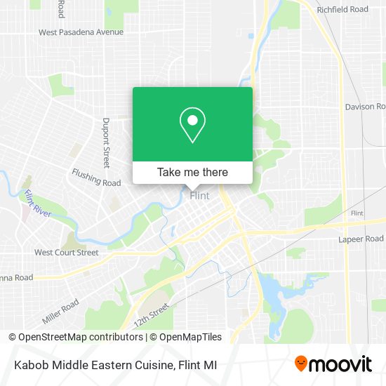 Mapa de Kabob Middle Eastern Cuisine