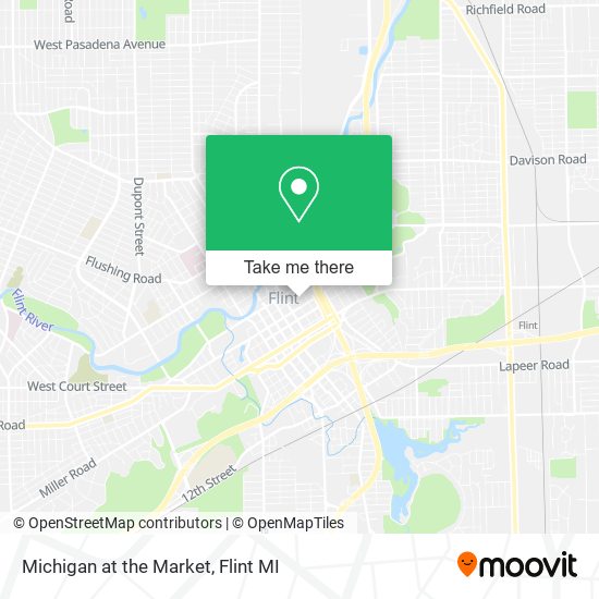Michigan at the Market map