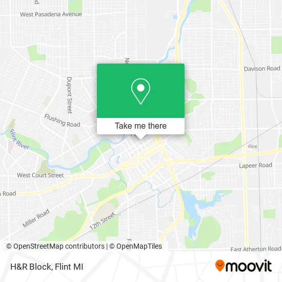 H&R Block map