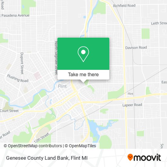 Mapa de Genesee County Land Bank