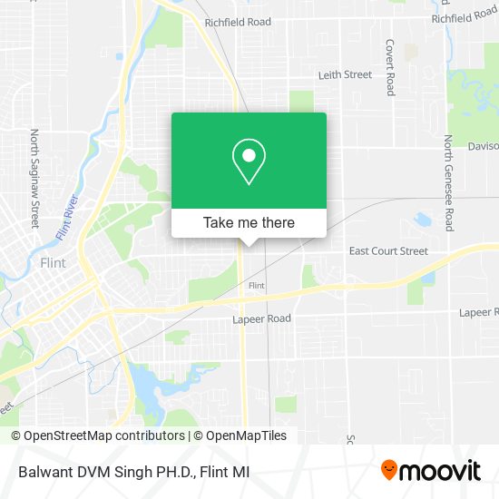 Balwant DVM Singh PH.D. map