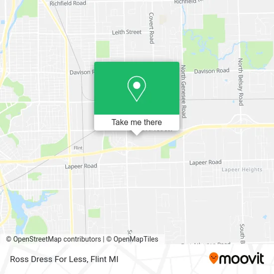 Ross Dress For Less map