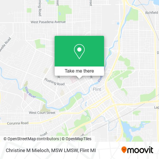 Mapa de Christine M Mieloch, MSW LMSW