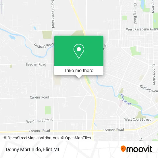 Mapa de Denny Martin do
