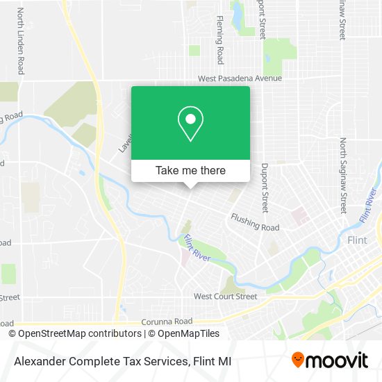 Alexander Complete Tax Services map