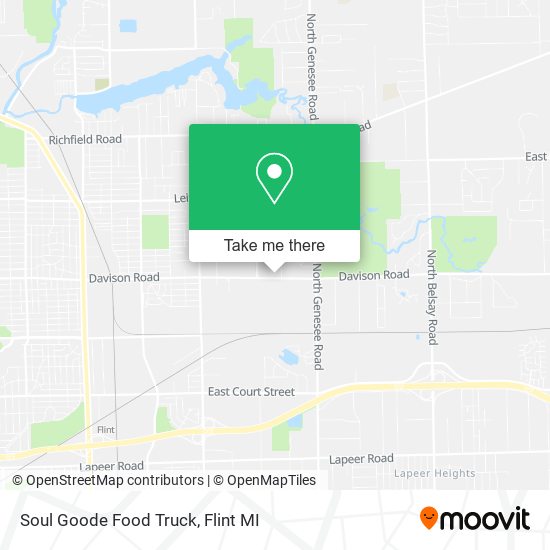 Mapa de Soul Goode Food Truck