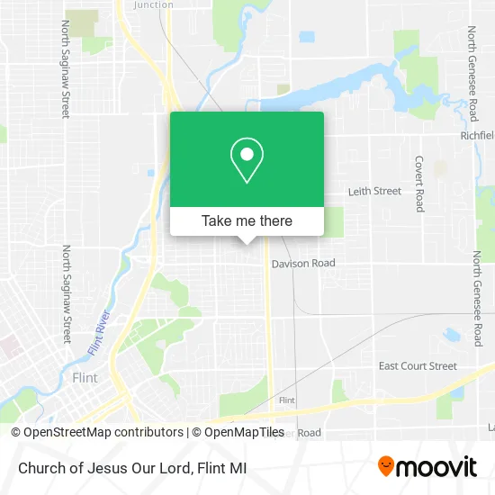 Church of Jesus Our Lord map