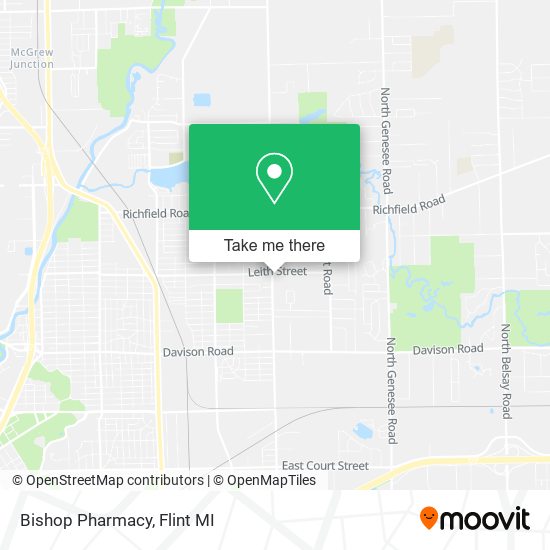 Mapa de Bishop Pharmacy