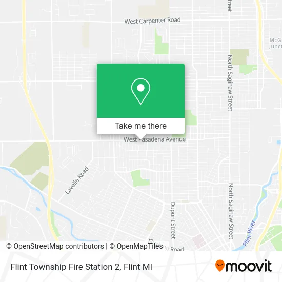 Flint Township Fire Station 2 map