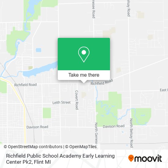 Mapa de Richfield Public School Academy Early Learning Center Pk2
