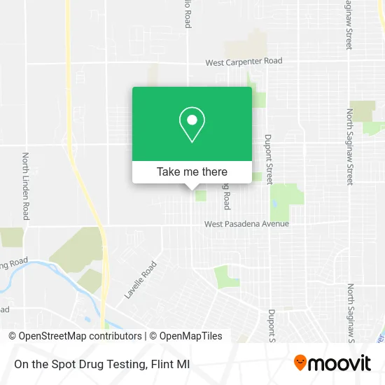 On the Spot Drug Testing map