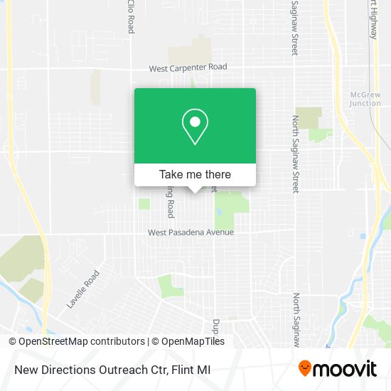 Mapa de New Directions Outreach Ctr