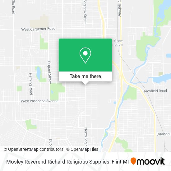 Mosley Reverend Richard Religious Supplies map