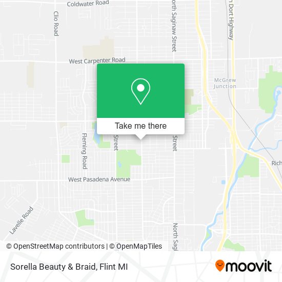 Sorella Beauty & Braid map