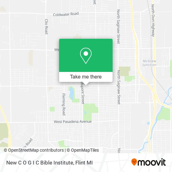 Mapa de New C O G I C Bible Institute