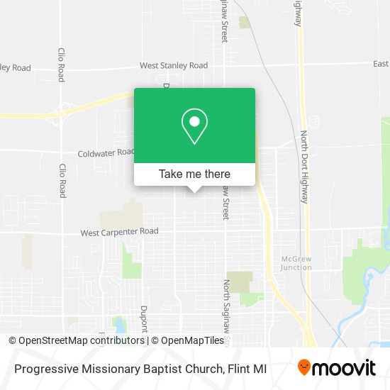 Progressive Missionary Baptist Church map