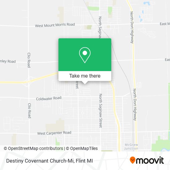 Destiny Covernant Church-Mi map