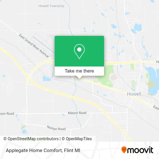 Applegate Home Comfort map