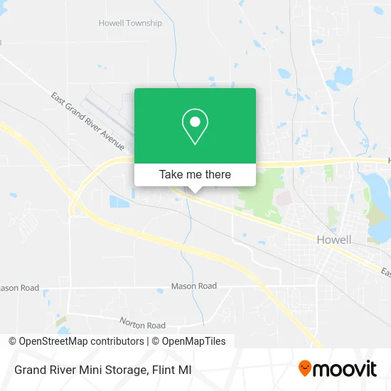 Grand River Mini Storage map