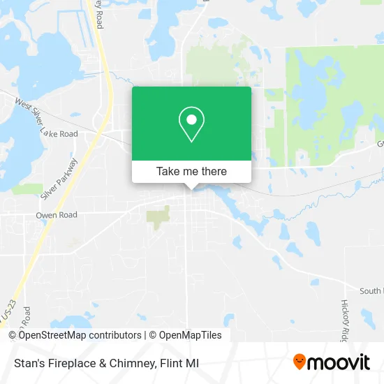 Stan's Fireplace & Chimney map