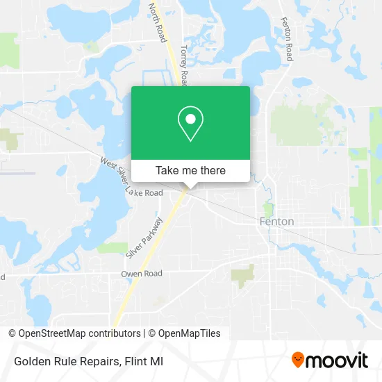 Golden Rule Repairs map