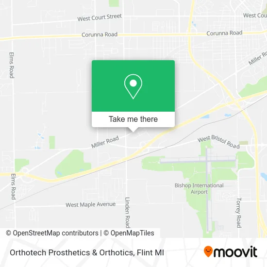 Mapa de Orthotech Prosthetics & Orthotics