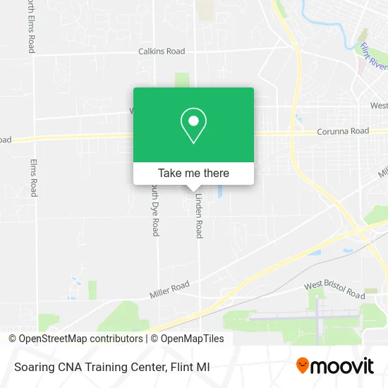 Soaring CNA Training Center map