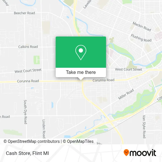 Cash Store map