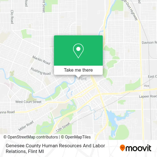 Genesee County Human Resources And Labor Relations map