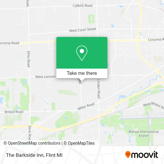 The Barkside Inn map