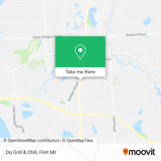 Dq Grill & Chill map