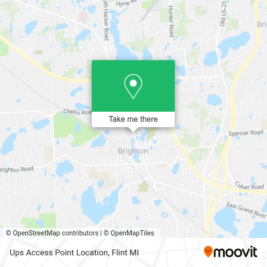 Ups Access Point Location map