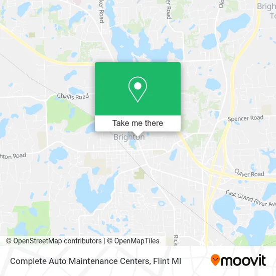Complete Auto Maintenance Centers map