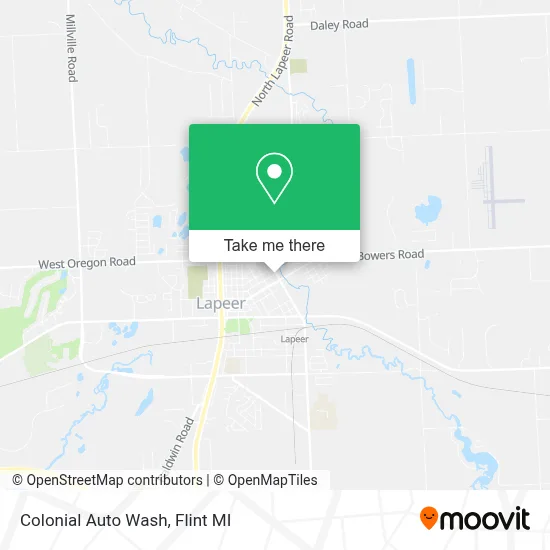 Colonial Auto Wash map