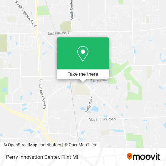Perry Innovation Center map